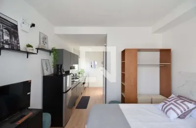 Kitnet / stúdio para aluguel - centro, 1 quarto,  27 m² - curitiba