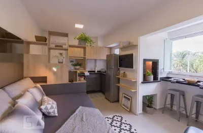 Kitnet / stúdio para aluguel - mercês, 1 quarto,  22 m² - curitiba