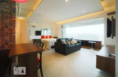 Apartamento para aluguel - campo belo, 1 quarto,  49 m² - são paulo