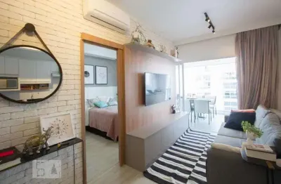 Apartamento para aluguel - campo belo, 1 quarto,  53 m² - são paulo