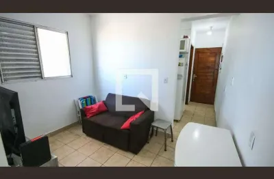 Apartamento para aluguel - guilhermina, 1 quarto,  35 m² - praia grande