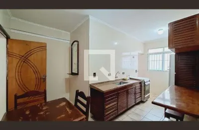 Apartamento para aluguel - vila tupi, 1 quarto,  37 m² - praia grande