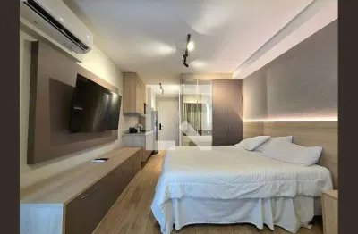 Kitnet / stúdio para aluguel - moema, 1 quarto,  26 m² - são paulo