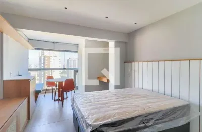 Kitnet / stúdio para aluguel - brooklin, 1 quarto,  32 m² - são paulo