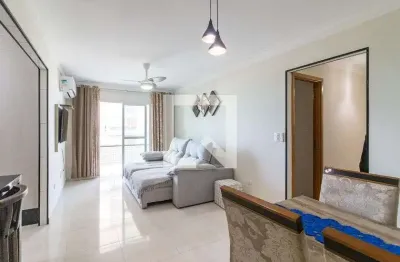 Apartamento para aluguel - vila caiçara, 3 quartos,  90 m² - praia grande