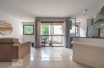 Apartamento para aluguel - panamby, 1 quarto,  58 m² - são paulo