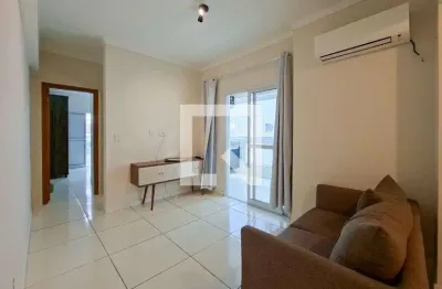 Apartamento para aluguel - canto do forte, 1 quarto,  59 m² - praia grande