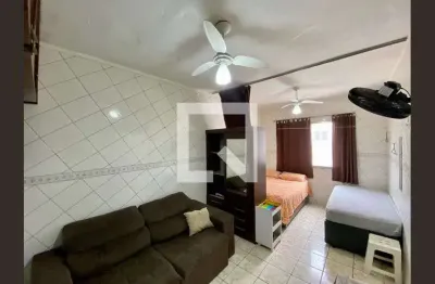 Kitnet / stúdio para aluguel - boqueirão, 1 quarto,  32 m² - praia grande