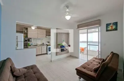 Apartamento para aluguel - vila caiçara, 2 quartos,  75 m² - praia grande