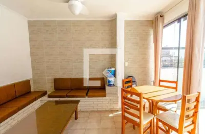 Cobertura para aluguel - vilamar, 2 quartos,  100 m² - praia grande