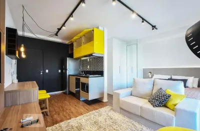 Kitnet / stúdio para aluguel - brooklin, 1 quarto,  42 m² - são paulo