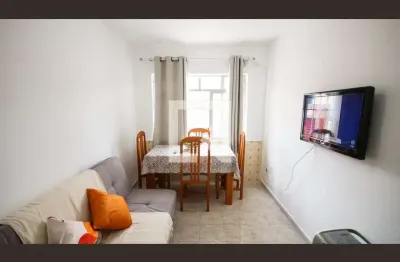 Apartamento para aluguel - canto do forte, 1 quarto,  52 m² - praia grande