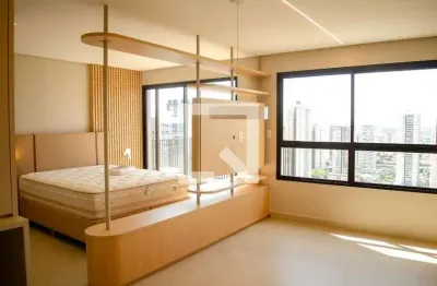 Kitnet / stúdio para aluguel - setor bueno, 1 quarto,  50 m² - goiânia