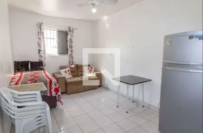 Apartamento para aluguel - boqueirão, 1 quarto,  60 m² - praia grande