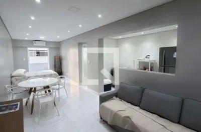 Kitnet / stúdio para aluguel - ponta da praia, 1 quarto,  63 m² - santos