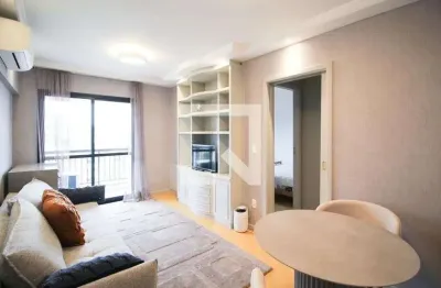 Apartamento com 1 quarto para alugar na Avenida Miruna, Moema, São Paulo