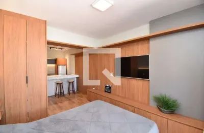 Kitnet / stúdio para aluguel - batel, 1 quarto,  35 m² - curitiba