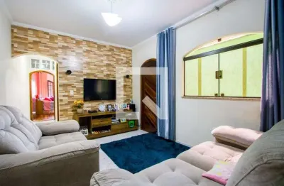 Casa para aluguel - vila tibirica, 2 quartos,  217 m² - santo andré