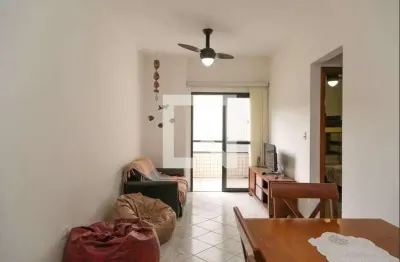 Apartamento para aluguel - boqueirão, 1 quarto,  57 m² - praia grande