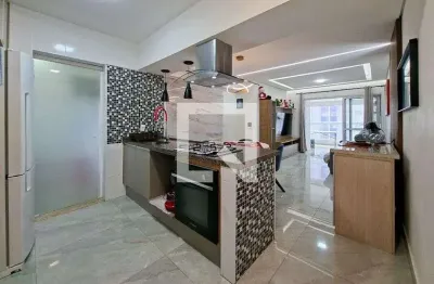 Apartamento para aluguel - boqueirão, 2 quartos,  80 m² - praia grande