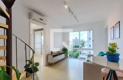 Cobertura para aluguel - santana, 1 quarto,  87 m² - porto alegre