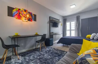 Kitnet / stúdio para aluguel - centro, 1 quarto,  27 m² - curitiba