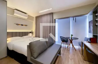 Kitnet / stúdio para aluguel - brooklin, 1 quarto,  25 m² - são paulo