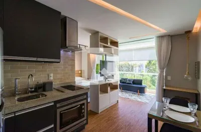 Kitnet / stúdio para aluguel - real parque, 1 quarto,  35 m² - são paulo