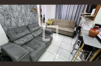 Apartamento para aluguel - areia branca, 2 quartos,  44 m² - santos