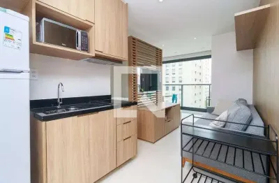 Kitnet / stúdio para alugar na rua vieira de morais, brooklin, são paulo por r$ 3.570