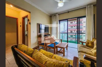 Apartamento para aluguel - ponta da praia, 2 quartos,  86 m² - santos