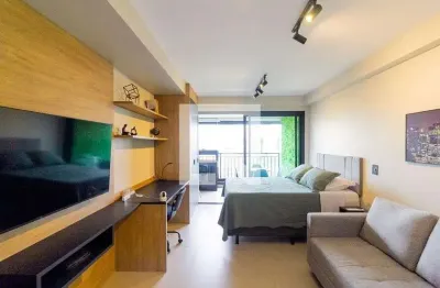 Apartamento para aluguel - brooklin, 1 quarto,  33 m² - são paulo