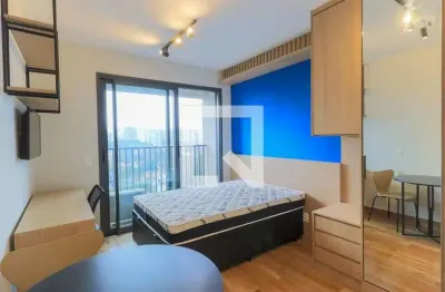 Kitnet / stúdio para aluguel - brooklin, 1 quarto,  25 m² - são paulo