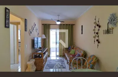 Apartamento para aluguel - canto do forte, 2 quartos,  68 m² - praia grande