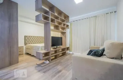 Kitnet / stúdio para aluguel - brooklin, 1 quarto,  50 m² - são paulo