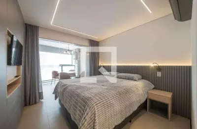 Kitnet / stúdio para aluguel - brooklin, 1 quarto,  32 m² - são paulo