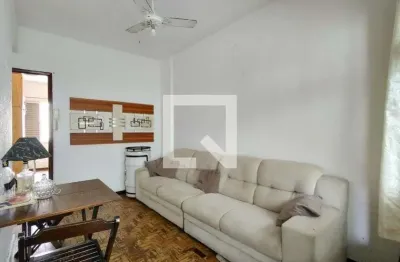 Apartamento para aluguel - boqueirão, 2 quartos,  50 m² - praia grande