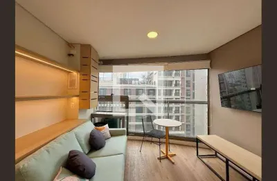 Kitnet / stúdio para aluguel - brooklin, 1 quarto,  32 m² - são paulo