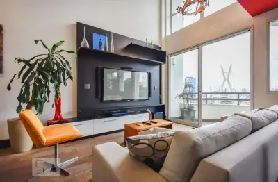 Apartamento para aluguel - real parque, 1 quarto,  98 m² - são paulo