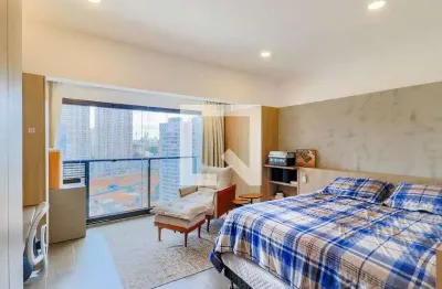 Kitnet / stúdio para aluguel - chácara santo antonio, 1 quarto,  28 m² - são paulo