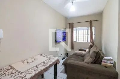 Apartamento para aluguel - aviação, 1 quarto,  38 m² - praia grande