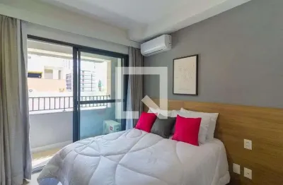 Kitnet / stúdio para aluguel - brooklin, 1 quarto,  24 m² - são paulo