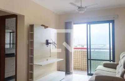 Apartamento para aluguel - maracanã, 1 quarto,  50 m² - praia grande