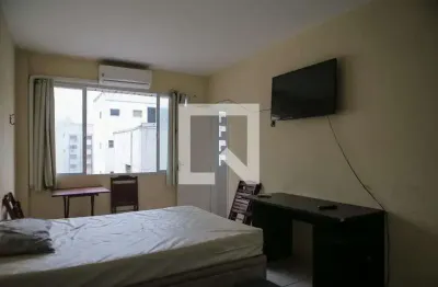 Kitnet / stúdio para aluguel - embaré, 1 quarto,  27 m² - santos
