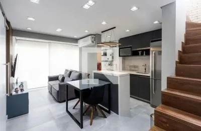 Cobertura para aluguel - perdizes, 1 quarto,  74 m² - são paulo