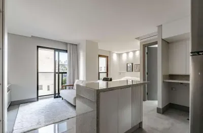 Kitnet / stúdio para aluguel - batel, 1 quarto,  40 m² - curitiba