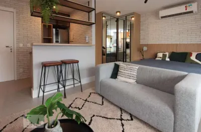 Kitnet / stúdio para aluguel - vila madalena, 1 quarto,  46 m² - são paulo