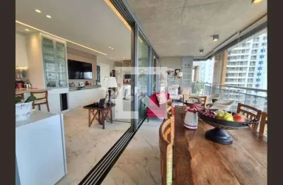 Apartamento para aluguel - brooklin, 3 quartos,  167 m² - são paulo