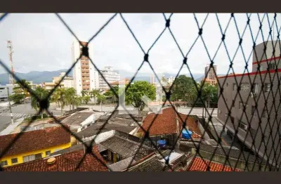 Apartamento para aluguel - vila caiçara, 1 quarto,  55 m² - praia grande