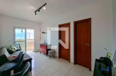 Apartamento para aluguel - vila caiçara, 1 quarto,  48 m² - praia grande